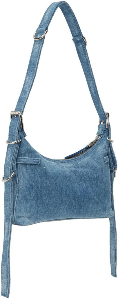 商品Givenchy|Blue Mini Voyou Denim Shoulder Bag,价格¥9747,第3张图片详细描述