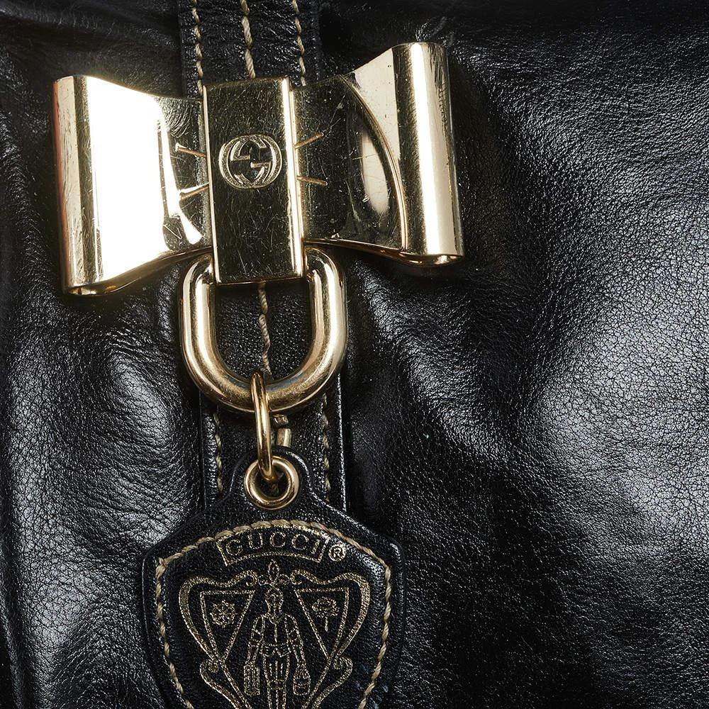 商品[二手商品] Gucci|Gucci Black Leather Duchessa Boston Bag,价格¥3419,第5张图片详细描述
