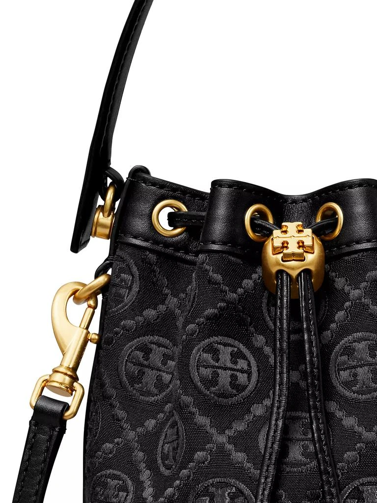 商品Tory Burch|Mini T Monogram Bucket Bag,价格¥2766,第4张图片详细描述