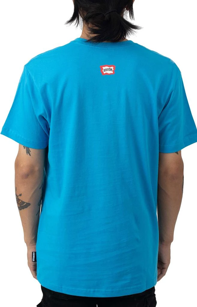 商品Icecream|Diamond Split T-Shirt - Malibu Blue ,价格¥195,第3张图片详细描述