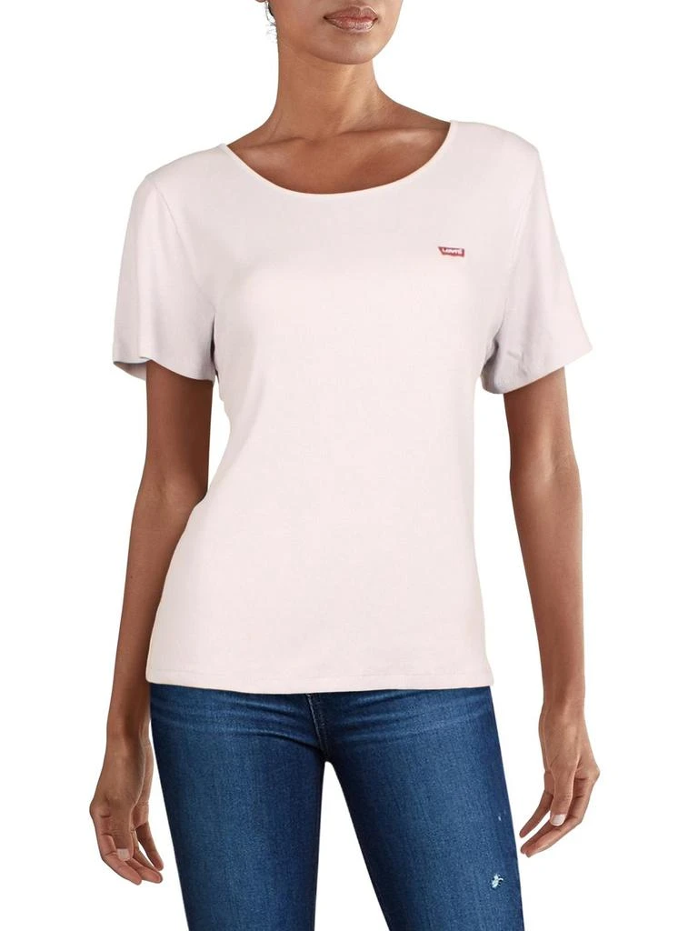 商品Levi's|Honey Womens Ribbed Logo T-Shirt,价格¥162,第1张图片