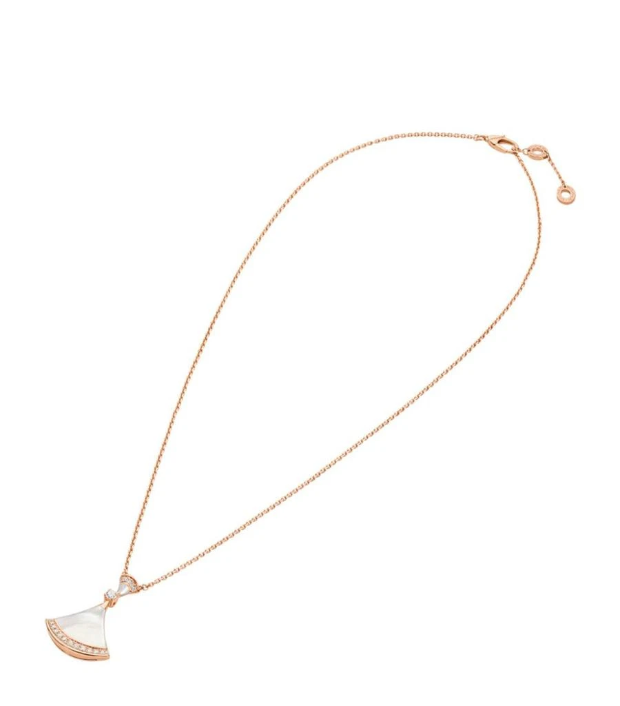 商品BVLGARI|Rose Gold, Mother-of-Pearl and Diamond Divas' Dream Necklace,价格¥39937,第1张图片
