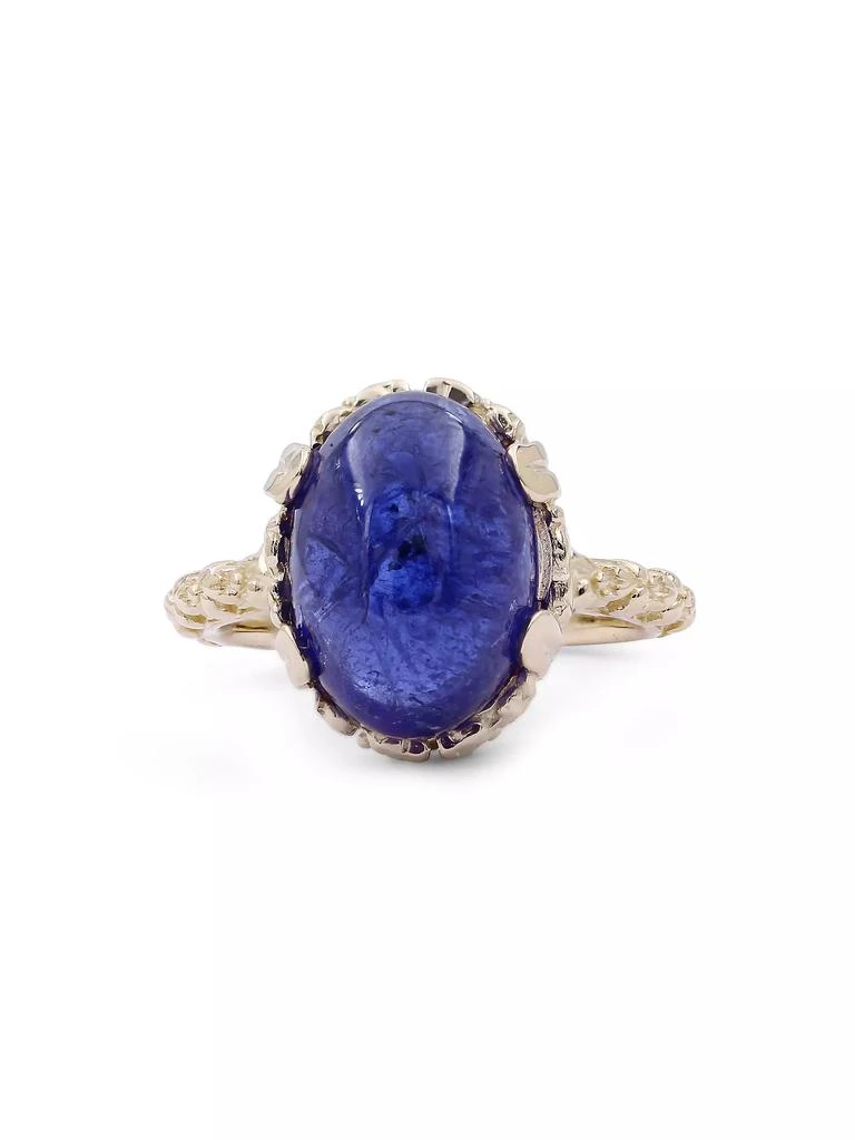 商品Stephen Dweck|Luxury 18K Yellow Gold & Tanzanite Ring,价格¥36810,第1张图片