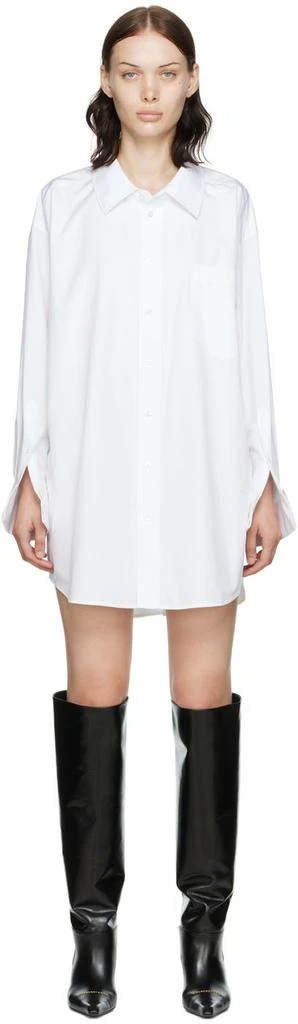 商品Alexander Wang|白色 Oversized Shirt 连衣裙,价格¥2276,第1张图片