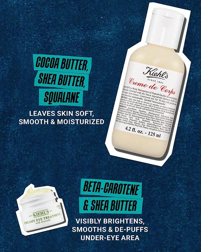 商品Kiehl's|Mighty Moisture Essentials Skincare Set ($71 value),价格¥161,第4张图片详细描述