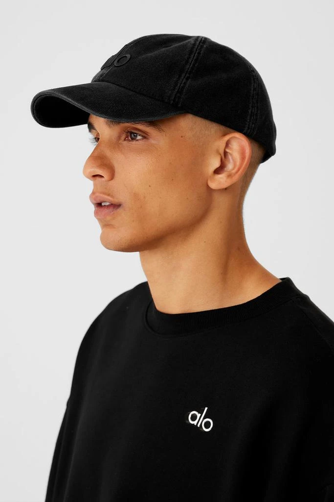 商品Alo|Washed Off-Duty Cap - Vintage Navy,价格¥600,第5张图片详细描述