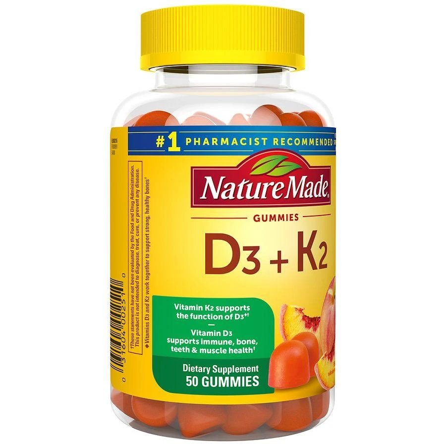 Vitamin D3 5000 IU Per Serving + K2 Gummies 商品