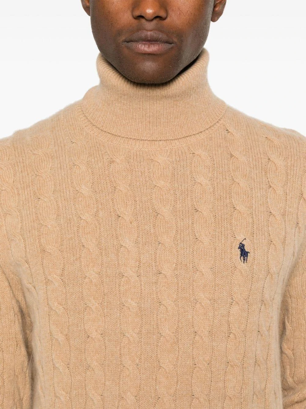 商品Ralph Lauren|Ralph Lauren 男士针织毛衣 710876836006 浅棕色,价格¥1694,第6张图片详细描述