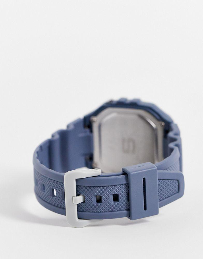 商品Casio|Casio unisex silicone watch in blue,价格¥220,第4张图片详细描述