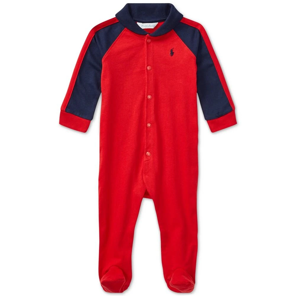 商品Ralph Lauren|男婴包脚连体衣,价格¥297,第1张图片