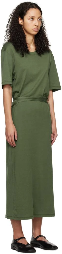 商品Lemaire|Green Belted Midi Dress,价格¥3308,第2张图片详细描述