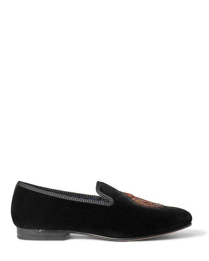 商品Ralph Lauren|Men's Paxton Crest Velvet Slipper,价格¥1816,第2张图片详细描述