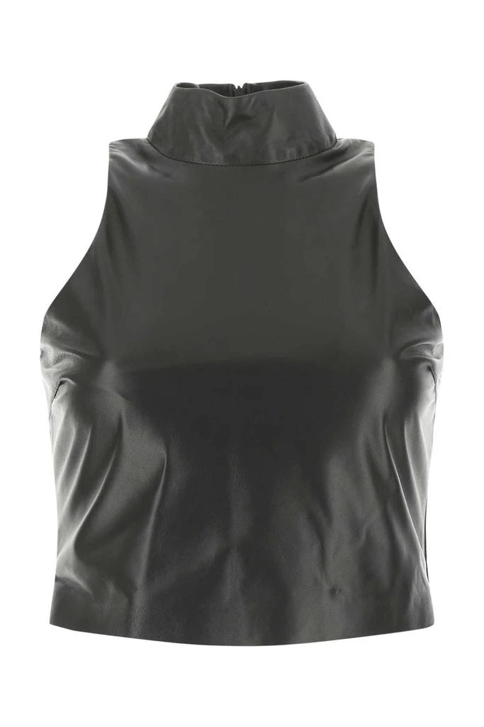 商品AMIRI|Amiri Mock-Neck Cropped Top,价格¥5683,第1张图片