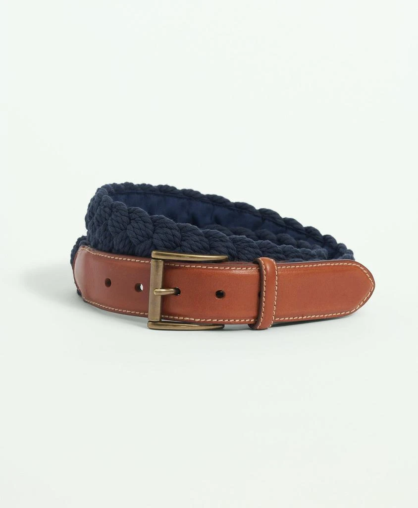 商品Brooks Brothers|Braided Cotton Belt,价格¥819,第1张图片