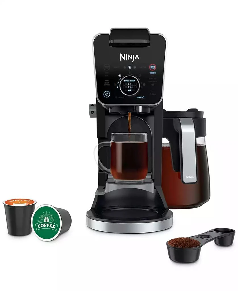商品Ninja|CFP301 DualBrew Pro Specialty Coffee System, Single-Serve, Compatible with K-Cups & 12-Cup Drip Coffee Maker,价格¥1705,第1张图片