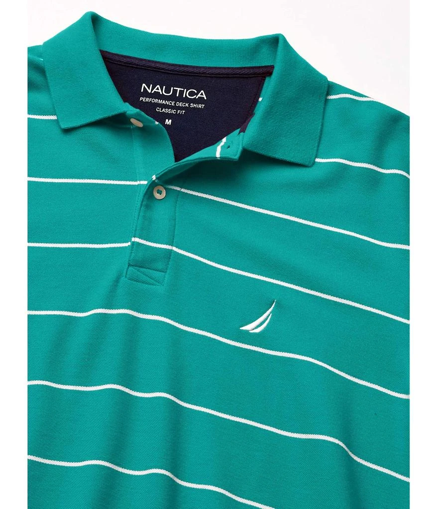 商品Nautica|Men's Classic Short Sleeve Striped Polo T-Shirt,价格¥225,第2张图片详细描述