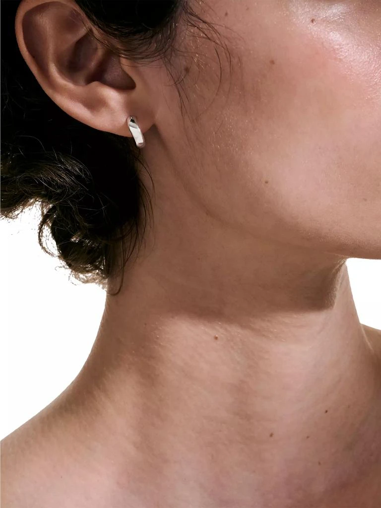 商品John Hardy|Surf Sterling Silver Extra Small Hoop Earrings,价格¥2436,第2张图片详细描述