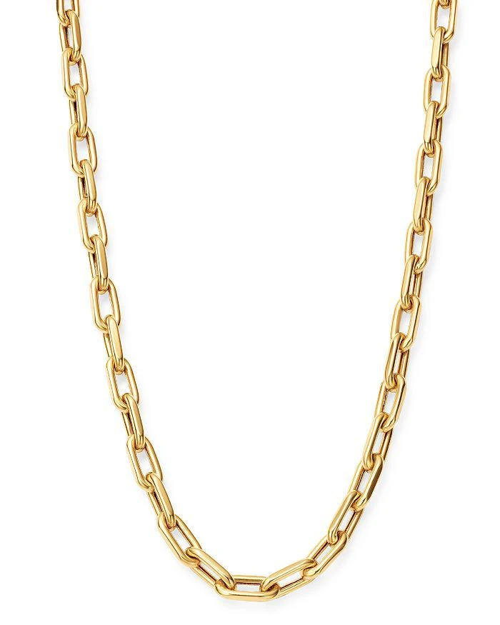 商品Zoe Lev|14K Yellow Gold Open Link Chain Necklace, 16",价格¥14883,第3张图片详细描述