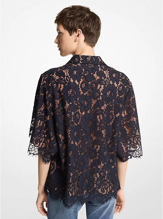 商品Michael Kors|Cotton Blend Floral Lace Shirt,价格¥7877,第2张图片详细描述