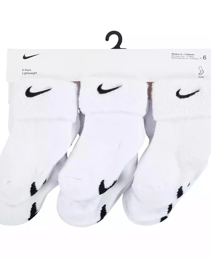 商品NIKE|Baby Boys or Baby Girls Multi Logo Socks, Pack of 6,价格¥141,第3张图片详细描述