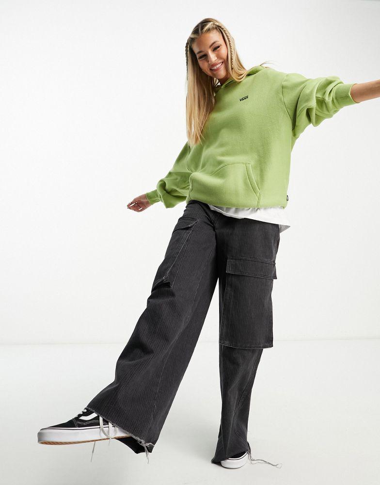 Vans comfy cush hoodie in khaki商品第4张图片规格展示