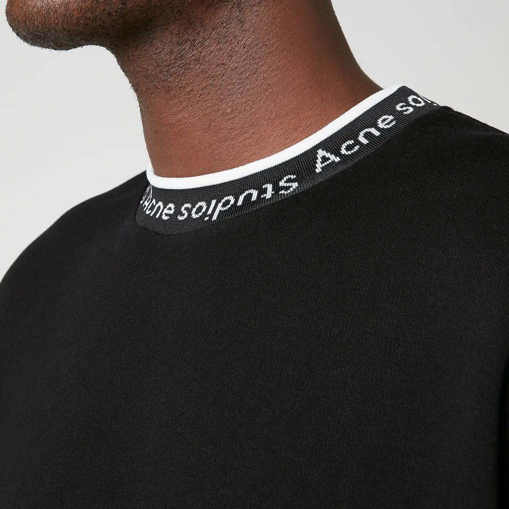 Acne Studios Men's Logo Rib Sweatshirt商品第4张图片规格展示