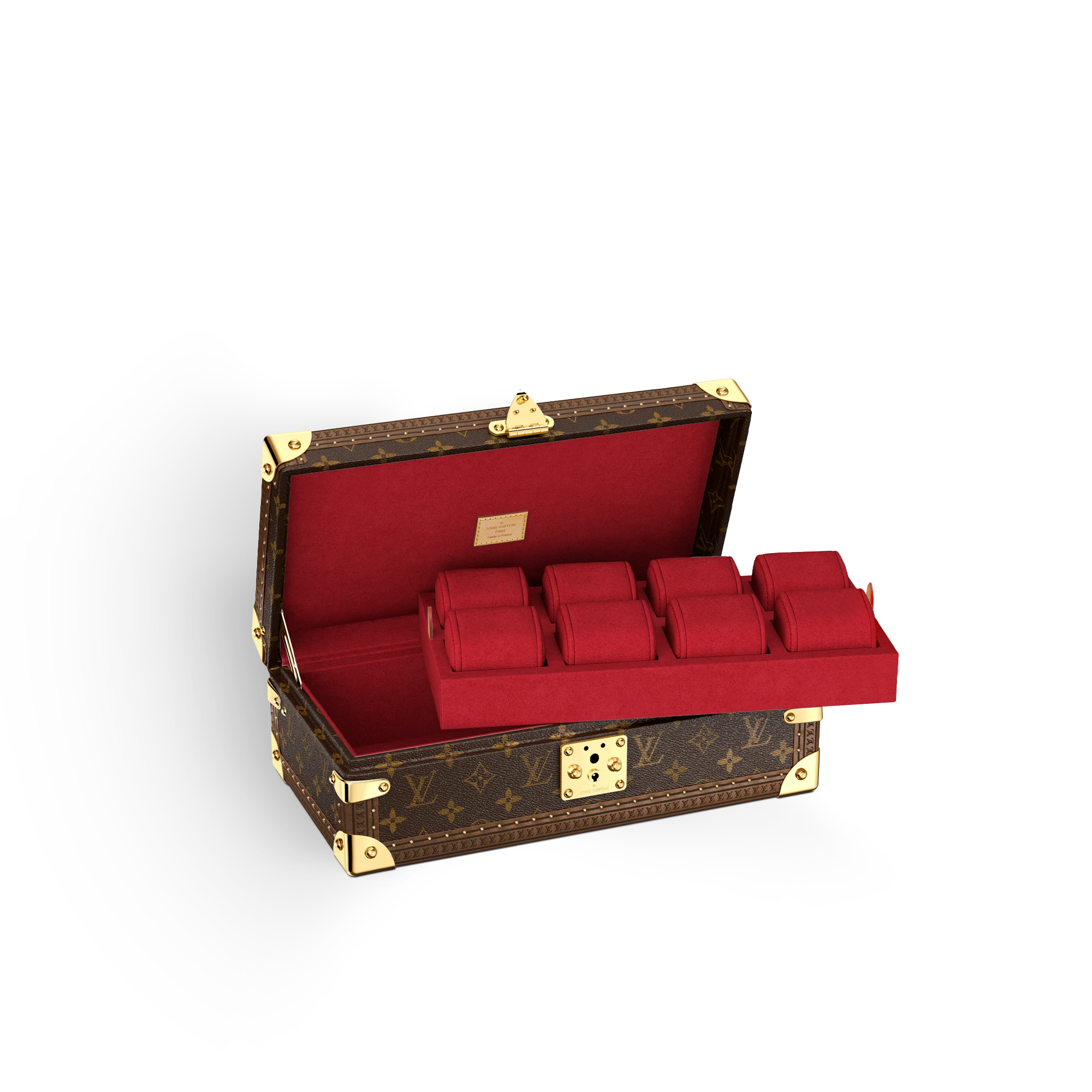 【预售】 LV路易威登 25秋冬 男士 家居用品 COFFRET 8只装腕表箱 M20039  商品