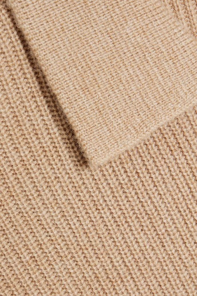 商品Theory|Ribbed merino wool and cashmere-blend cardigan,价格¥1271,第4张图片详细描述
