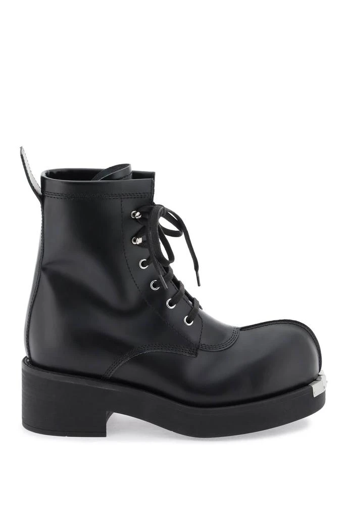 商品MM6|Leather Lace Up Ankle Boots,价格¥4549,第1张图片