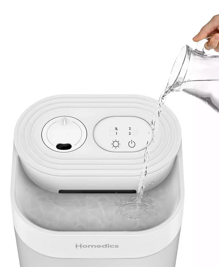 商品Homedics|1.1-Gallon Ultrasonic Humidifier, CMTF133,价格¥309,第3张图片详细描述