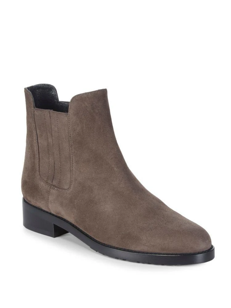 商品Stuart Weitzman|Basilico Textured 麂皮踝靴,价格¥1546,第1张图片