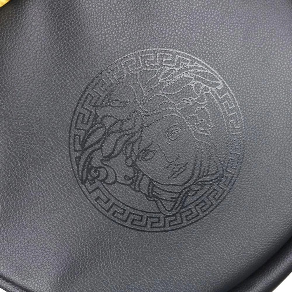 商品Versace|Black & Gold Cosy Feet Accessory,价格¥1437,第2张图片详细描述