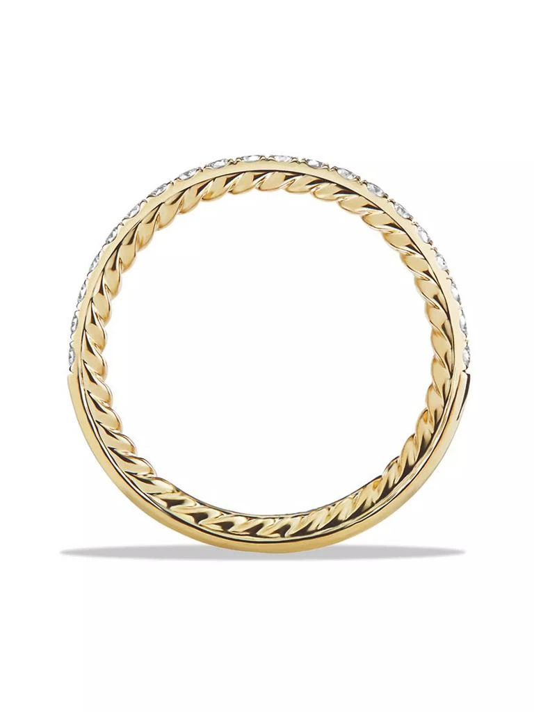 商品David Yurman|DY Eden Partway Band Ring in 18K Yellow Gold,价格¥11988,第4张图片详细描述