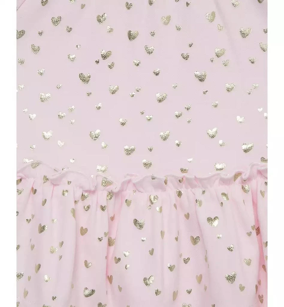 商品Little Me|Baby Girls Cotton Shiny Hearts Tunic, Leggings & Headband Set,价格¥125,第4张图片详细描述