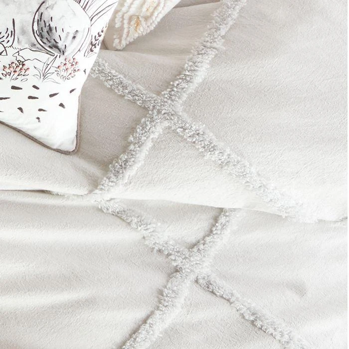 商品Peri Home|Chenille Lattice Duvet, King,价格¥775,第2张图片详细描述