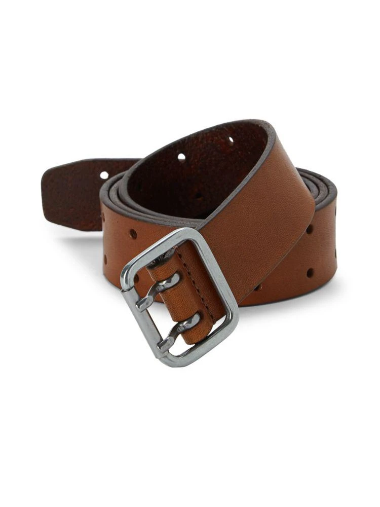 商品Saks Fifth Avenue|Double Prong Leather Belt,价格¥200,第1张图片