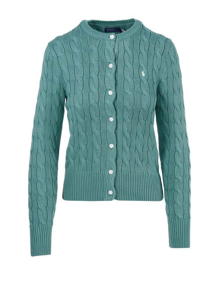 商品Ralph Lauren|Polo Ralph Lauren Pony Embroidered Knitted Cardigan,价格¥1270,第1张图片