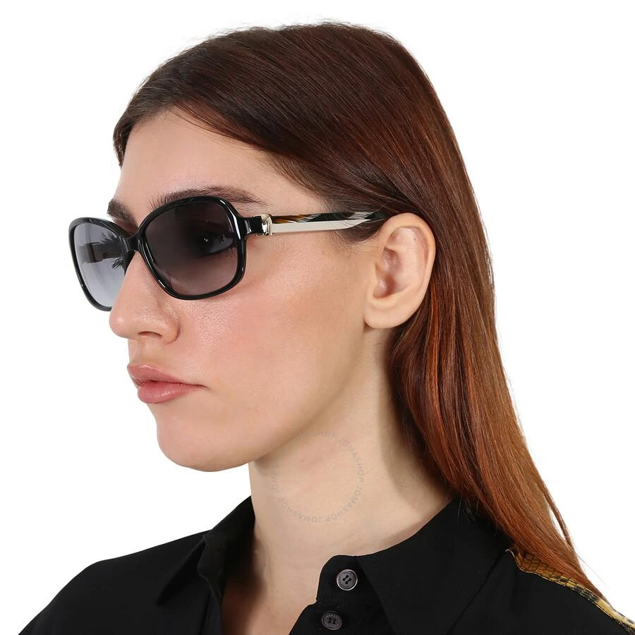 商品Salvatore Ferragamo|Grey Gradient Rectangular Ladies Sunglasses SF606S 001 58,价格¥367,第2张图片详细描述