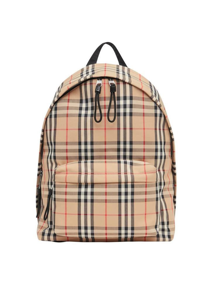 Vintage check nylon backpack商品第1张图片规格展示