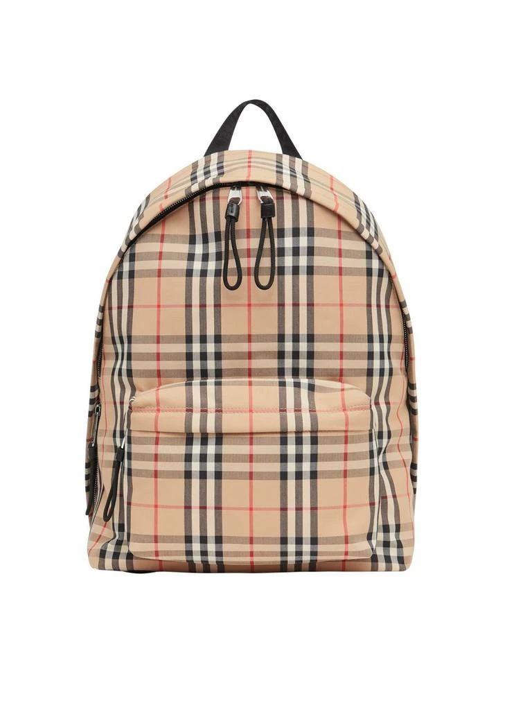 商品Burberry|Vintage check nylon backpack,价格¥10471,第1张图片