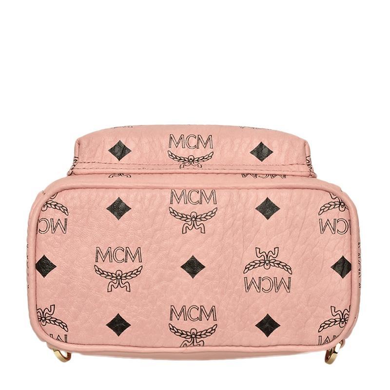 商品[国内直发] MCM|MCM 奢侈品 女士STARK系列人造革手提双肩包柔粉色超迷你 MMK7AVE92PZ001,价格¥4843,第5张图片详细描述