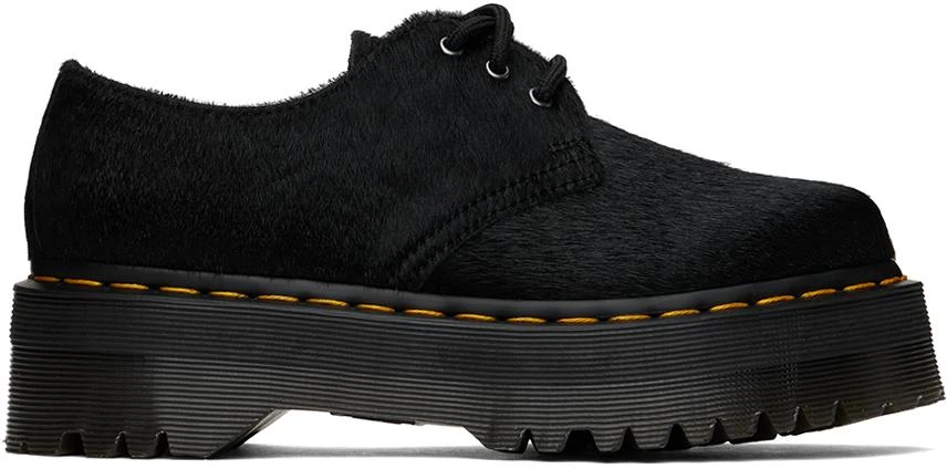 商品Dr. Martens|Black 1461 Quad Derbys,价格¥536,第1张图片