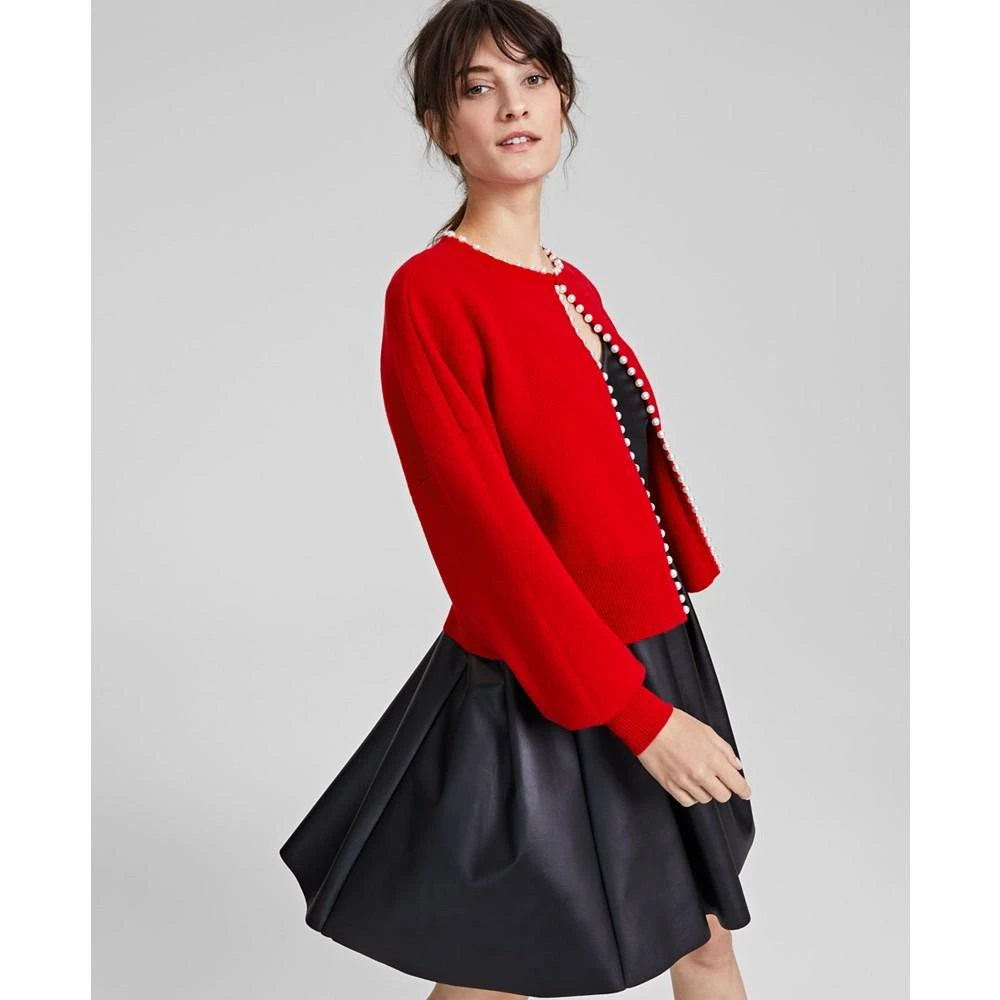 商品Charter Club|Women's Pearl Cashmere Cardigan, Created for Macy's,价格¥268,第1张图片