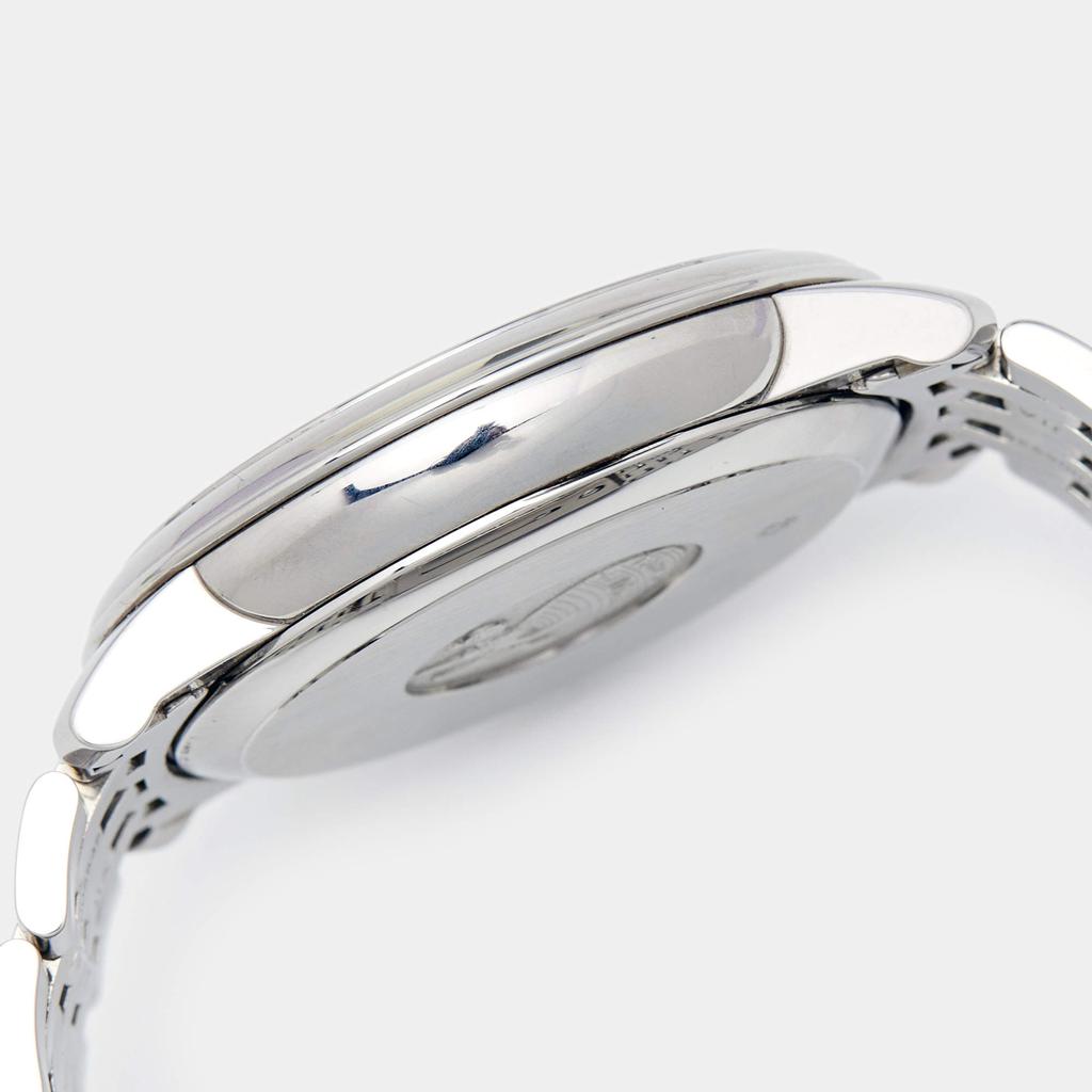 Omega Blue Stainless Steel Prestige De Ville 424.10.40.20.03.004 Men's Wristwatch 39.5 mm商品第7张图片规格展示