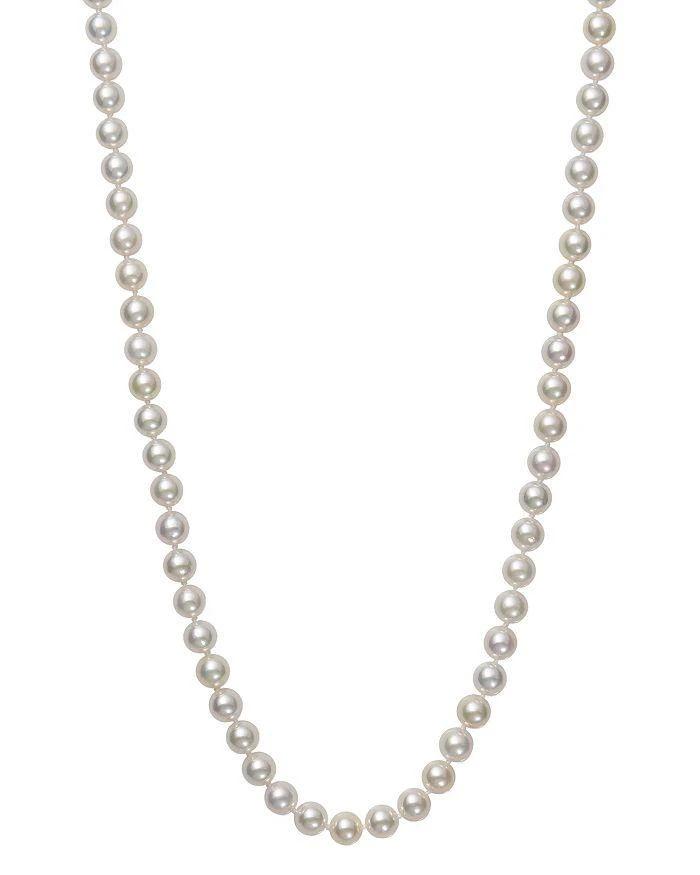 商品Bloomingdale's|Akoya Cultured Pearl Necklace in 14K Yellow Gold, 18" - 100% Exclusive,价格¥11100,第1张图片
