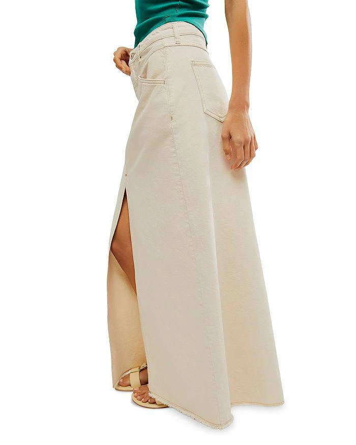 商品Free People|Come As You Are Denim Maxi Skirt,价格¥883,第4张图片详细描述