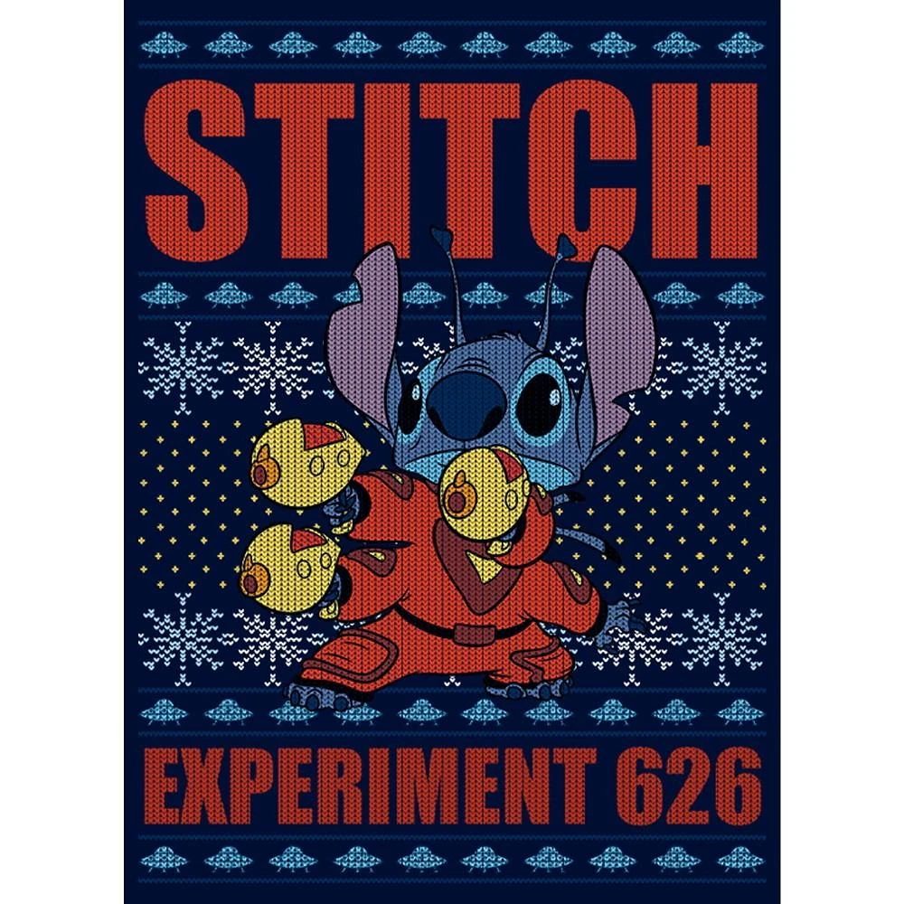 商品Disney|Boy's Lilo & Stitch Experiment 626 Ugly Sweater  Child T-Shirt,价格¥202,第2张图片详细描述