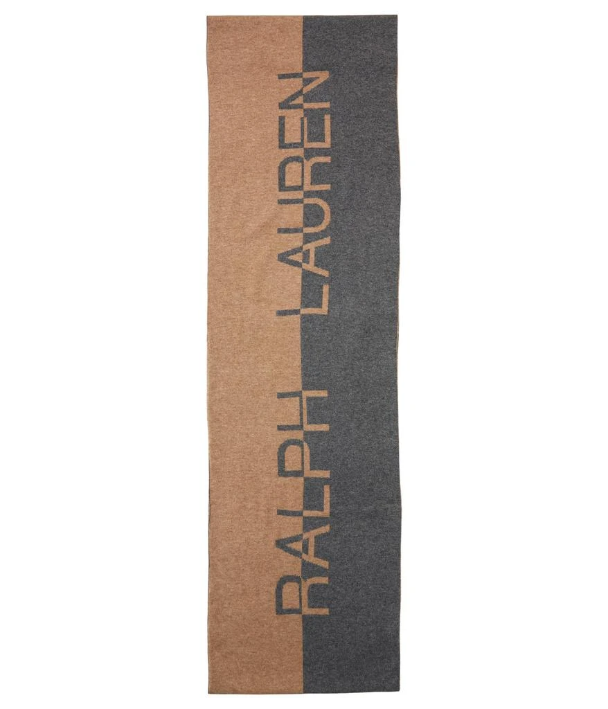 商品Ralph Lauren|Colorblock Logo Scarf,价格¥506,第2张图片详细描述