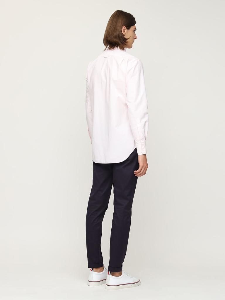 商品Thom Browne|Cotton Oxford Shirt W/ Satin 4 Bar,价格¥3094,第4张图片详细描述