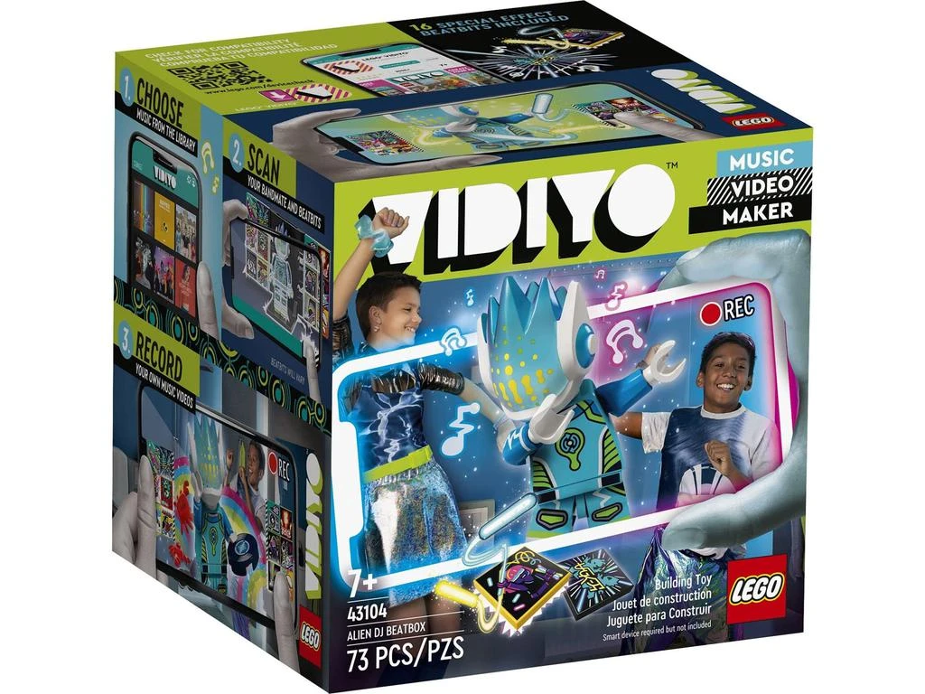 商品LEGO|LEGO VIDIYO Alien DJ Beatbox 43104 Building Kit with Minifigure; Creative Kids Will Love Producing Music Videos Full of Songs, Dance Moves and Special Effects, New 2021 (73 Pieces),价格¥150,第2张图片详细描述